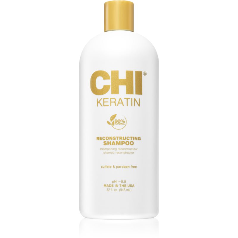 CHI Keratin шампоан с кератин за суха и непокорна коса 946 мл.