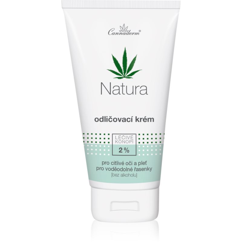 Cannaderm Natura Make-up remover cream нежен крем за почистване на лице с конопено масло 150 мл.