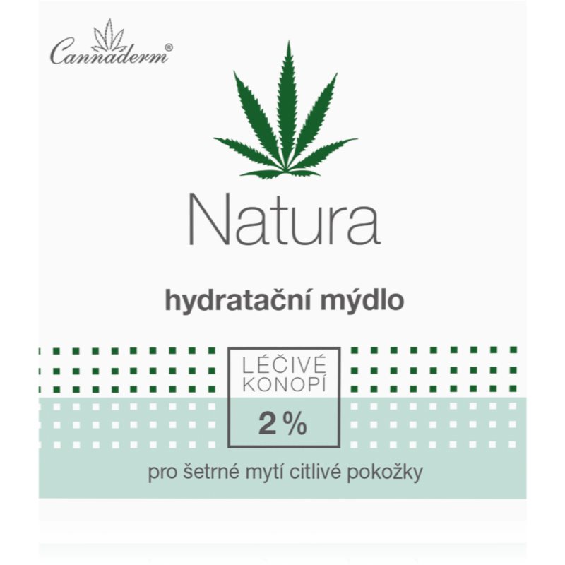 Cannaderm Natura Moisturizing soap pH 5.5 хидратиращ сапун с конопено масло 100 гр.