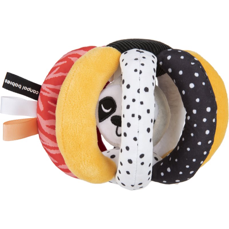 Canpol babies BabiesBoo Sensory Ball контрастна писукаща играчка с дрънкалка на ниска цена