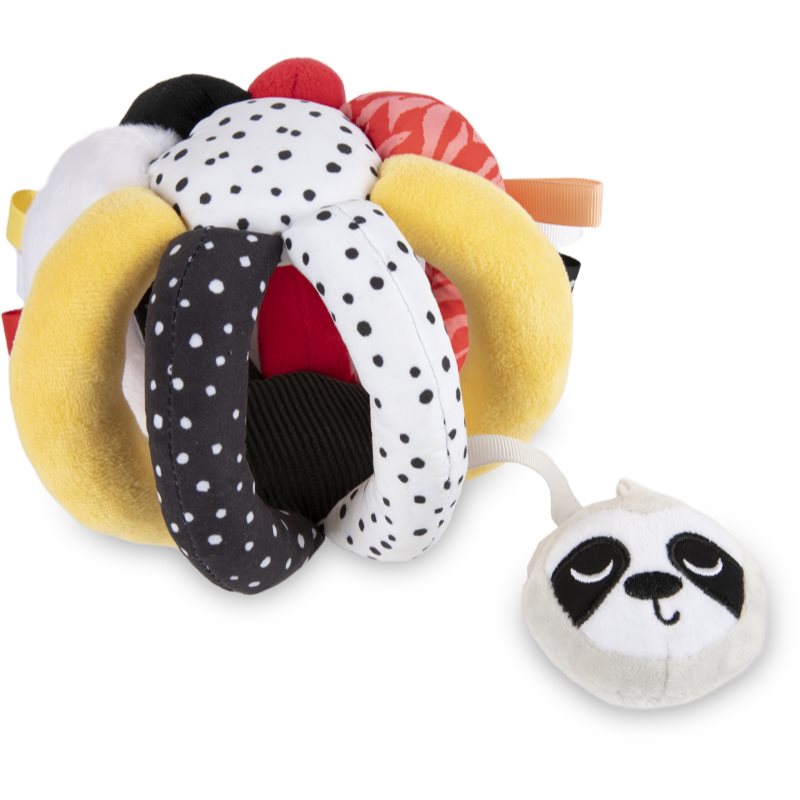 Canpol babies BabiesBoo Sensory Ball контрастна писукаща играчка с дрънкалка