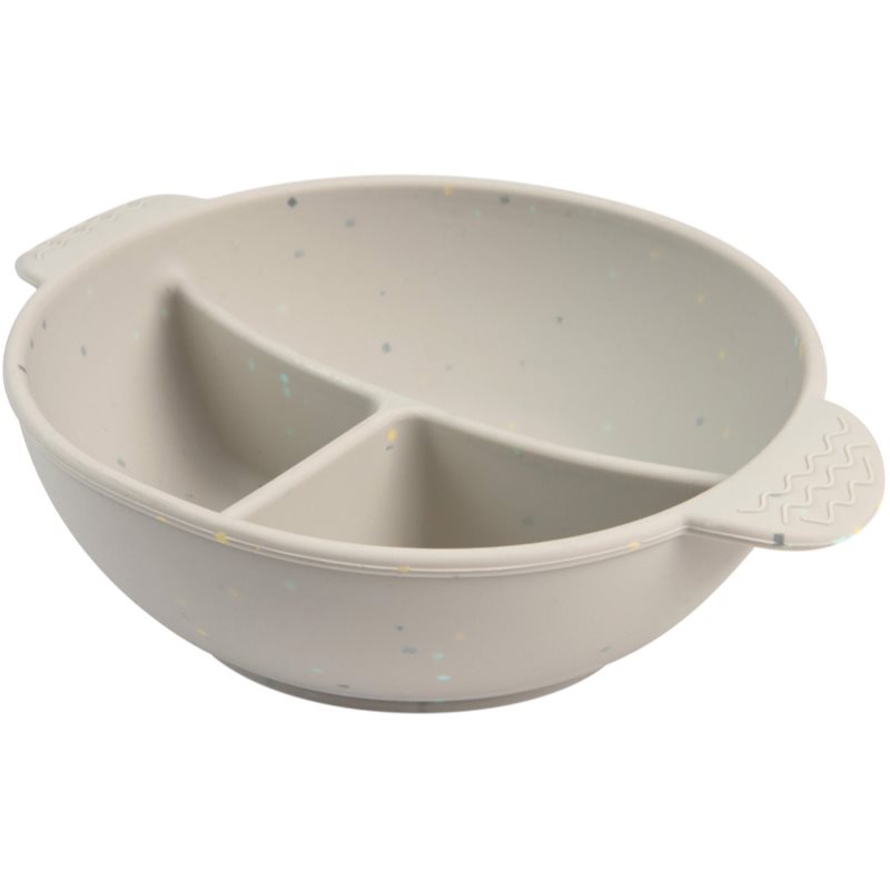 Canpol babies Dots силиконова купичка с вендуза Grey 360 мл.