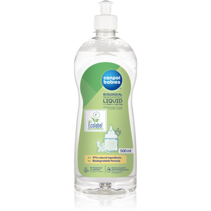 Canpol babies Ecological Washing Liquid почистващ препарат за бебешки аксесоари 500 мл.