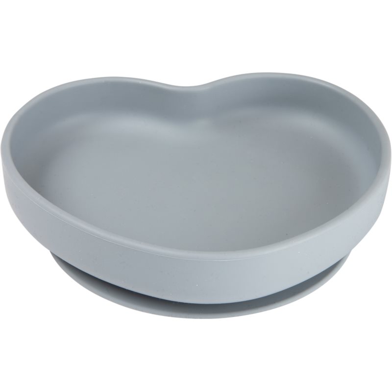 Canpol babies Heart чиния с вендуза Grey 1 бр.