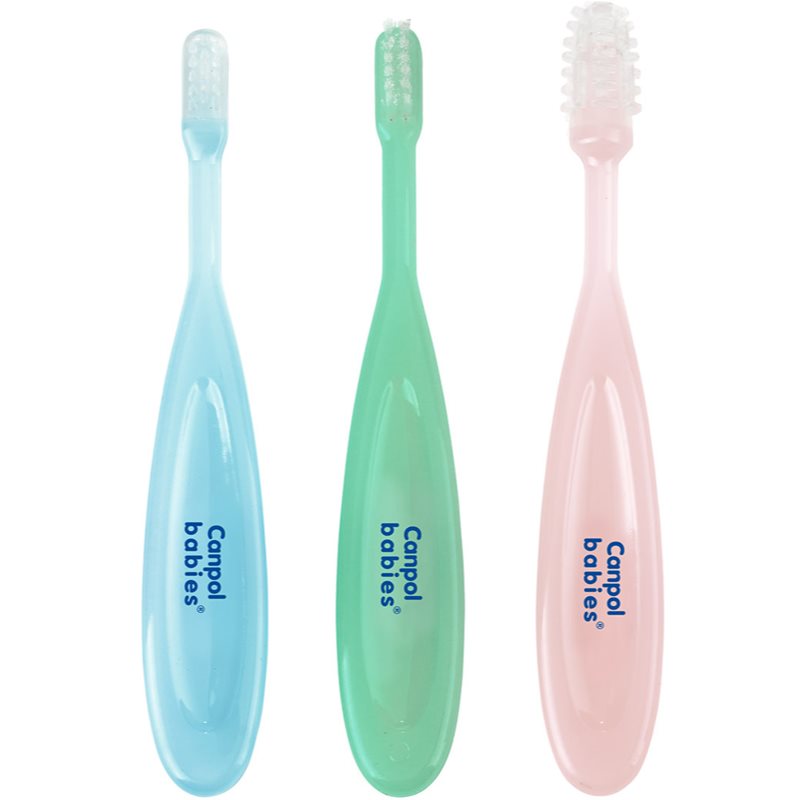 Canpol babies Hygiene детска четка за зъби и венци 3 бр.
