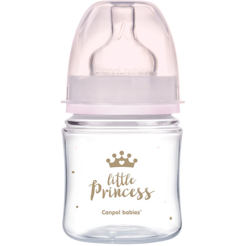 Canpol babies Royal Baby бебешко шише 0m+ Pink 120 мл.