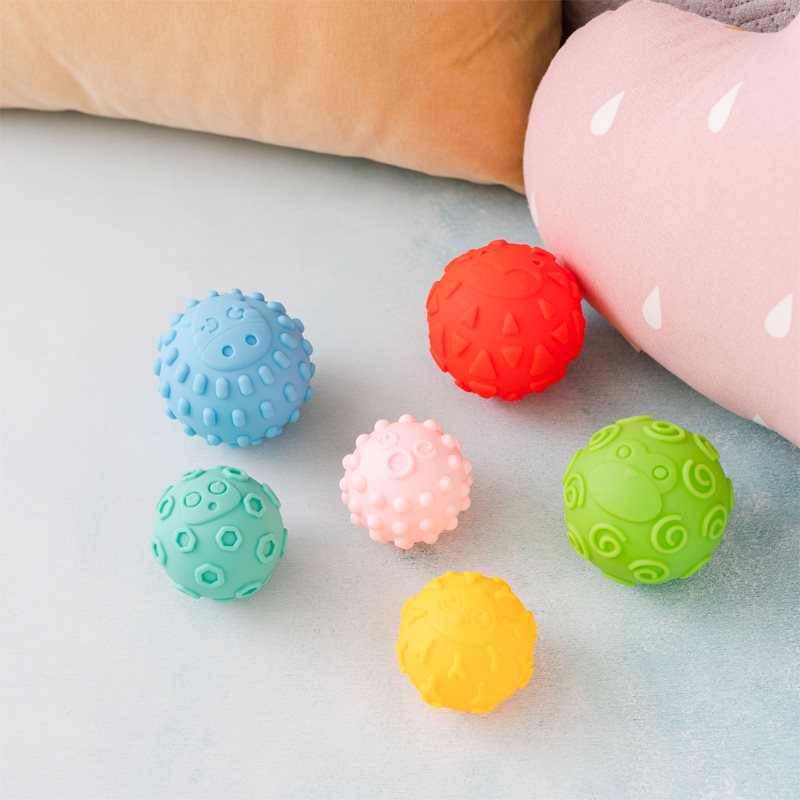 Canpol babies Sensory balls меки сензорни топчета 6 бр. на ниска цена