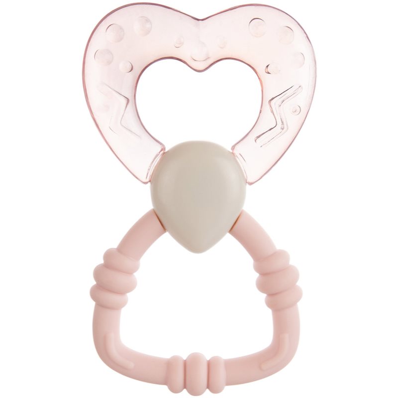 Canpol babies Teethers Water гризалка с дрънкалка 3m+ Pink 1 бр.