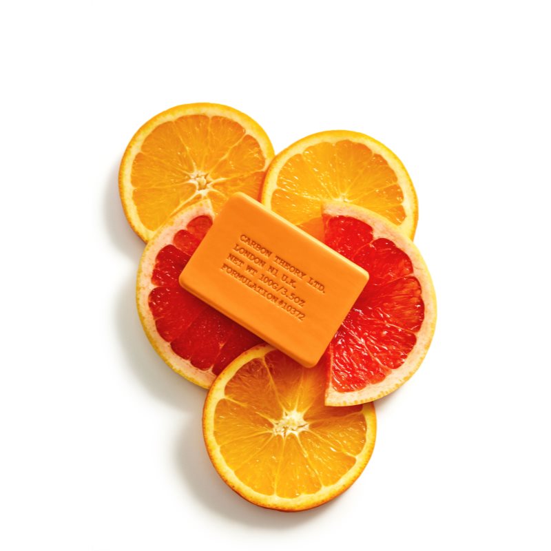 Carbon Theory Facial Cleansing Bar Vitamin C & Caffeine почистващ сапун за лице с витамин С Orange 100 гр. на ниска цена