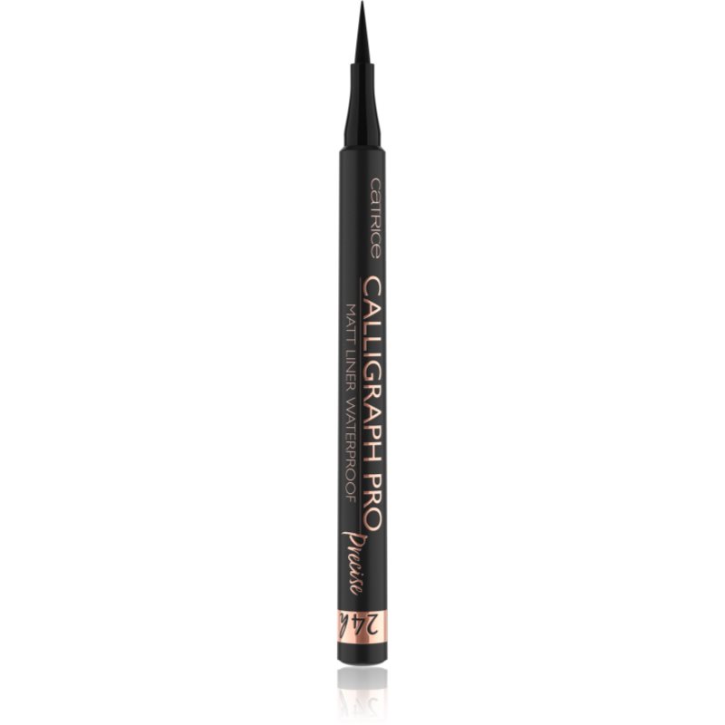 Catrice Calligraph Pro Precise 24h Matt водоустойчива очна линия писалка цвят 010 Intense Black Waterproof 1