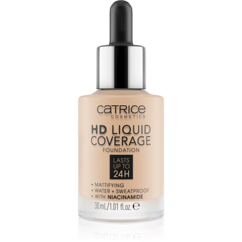 Catrice HD Liquid Coverage фон дьо тен цвят 010 Light Beige 30 мл.