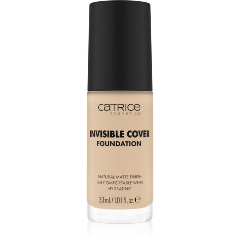 Catrice Invisible Cover Foundation течен покривен фон дьо тен с матиращ ефект цвят 002N 30 мл.