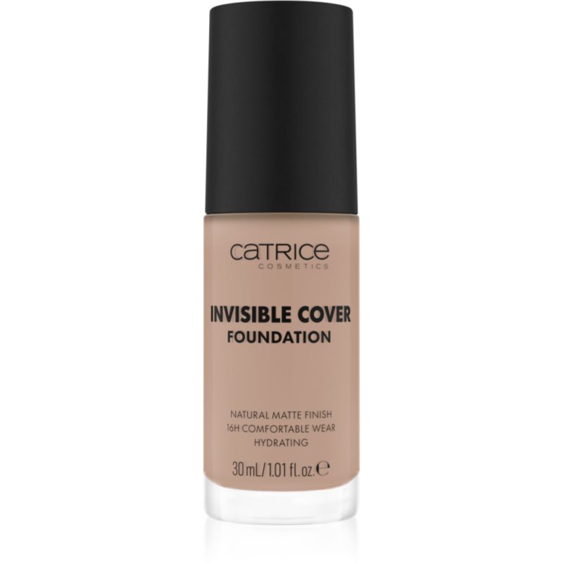 Catrice Invisible Cover Foundation течен покривен фон дьо тен с матиращ ефект цвят 022C 30 мл.