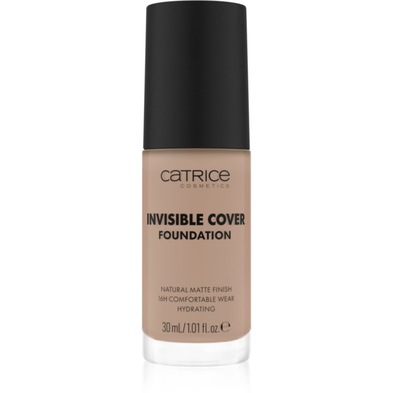 Catrice Invisible Cover Foundation течен покривен фон дьо тен с матиращ ефект цвят 025N 30 мл.