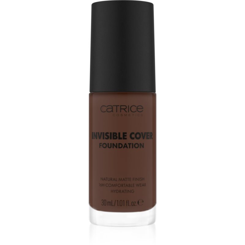 Catrice Invisible Cover Foundation течен покривен фон дьо тен с матиращ ефект цвят 072C 30 мл.