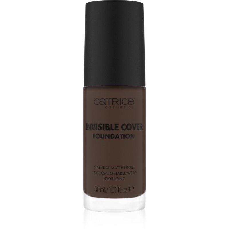 Catrice Invisible Cover Foundation течен покривен фон дьо тен с матиращ ефект цвят 085N 30 мл.