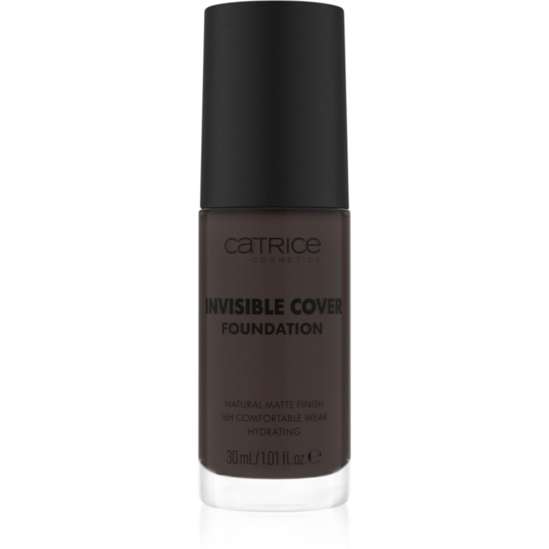 Catrice Invisible Cover Foundation течен покривен фон дьо тен с матиращ ефект цвят 100N 30 мл.