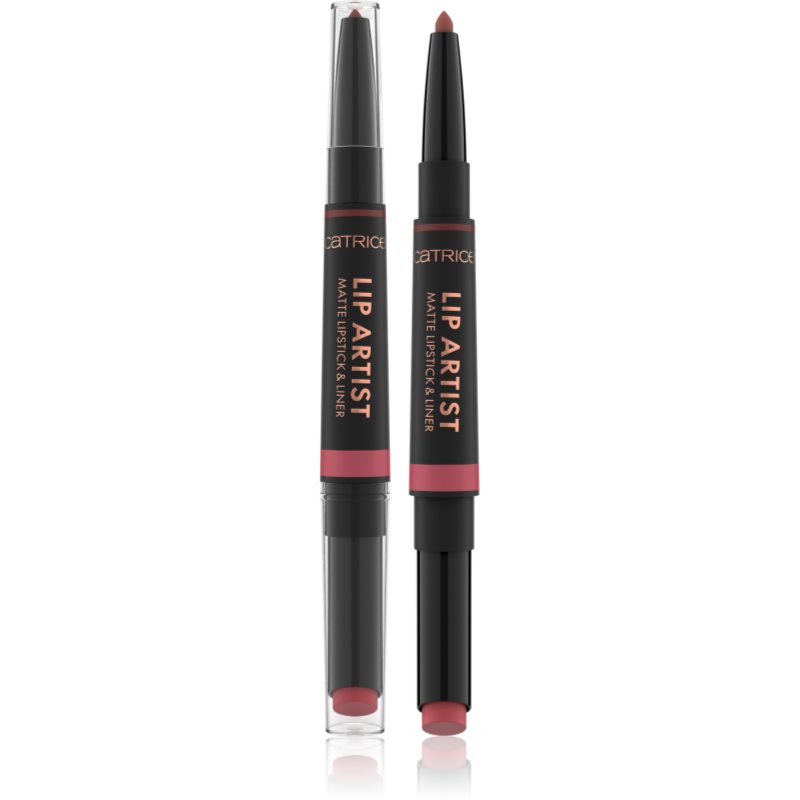 Catrice Lip Artist Matte Lipstick & Liner червило + молив за устни с матиращ ефект цвят 020 Never Apart 1.74 гр.