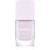 Catrice Sheer Beauties лак за нокти цвят 100 Lavender Whispers 10.5 мл.
