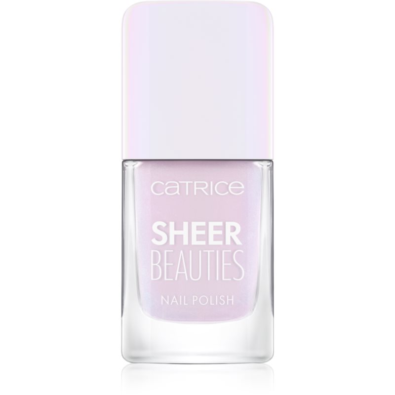 Catrice Sheer Beauties лак за нокти цвят 100 Lavender Whispers 10.5 мл.