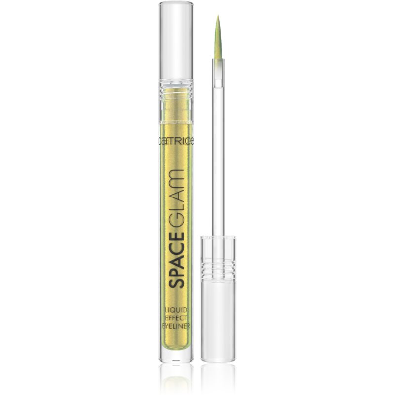 Catrice Space Glam течни очни линии с блясък цвят 020 Galactic Glitter 1.4 мл.