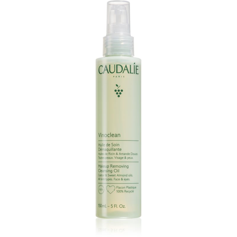 Caudalie Vinoclean почистващо и премахващо грима масло за лице и очи 150 мл.