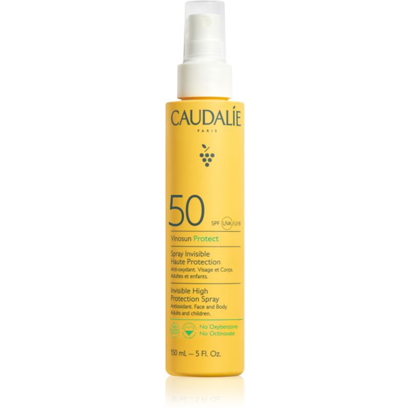 Caudalie Vinosun невидим спрей за тен SPF 50 150 мл. на ниска цена