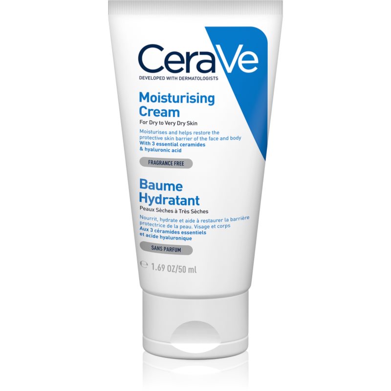 CeraVe Moisturizers хидратиращ крем за лице и тяло за суха или много суха кожа 50 мл. на ниска цена