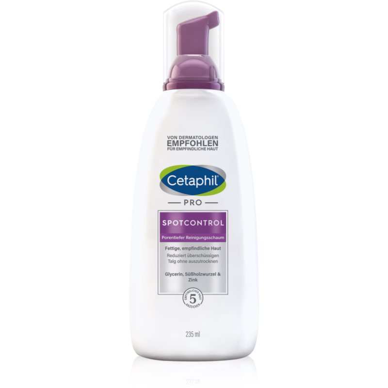 Cetaphil PRO SpotControl почистваща пяна  за кожа с акне 235 мл.