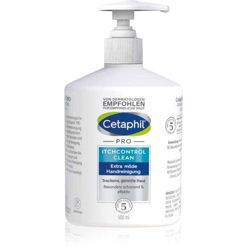 Cetaphil Pro ItchControl Clean нежен течен сапун за ръце 500 мл.