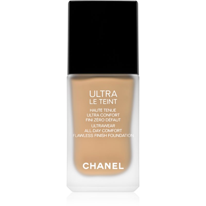 Chanel Ultra Le Teint Flawless Finish Foundation дълготраен матиращ фон дьо тен да уеднакви цвета на кожата цвят B50 30 мл.