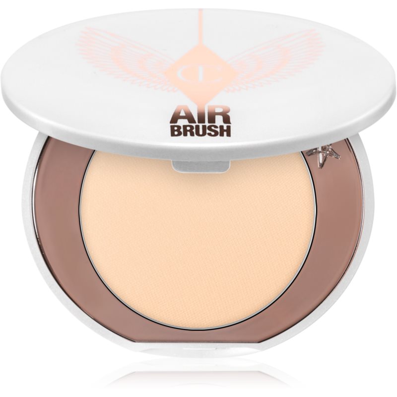 Charlotte Tilbury Airbrush Brightening Flawless Finish озаряваща компактна пудра цвят Tan-Deep 3.4 гр.