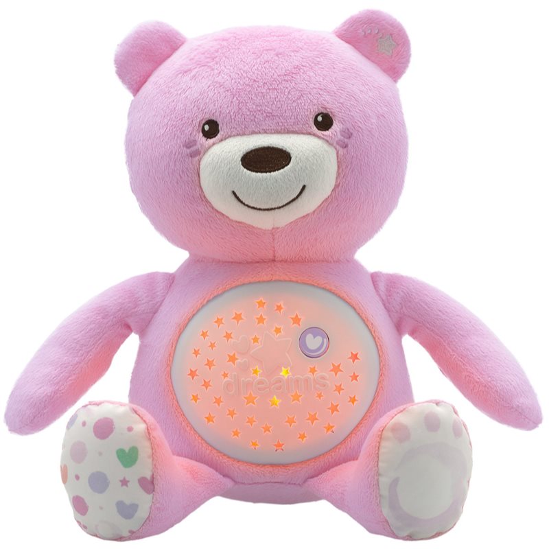 Chicco Baby Bear First Dreams проектор с мелодия Pink 0 m+ 1 бр.