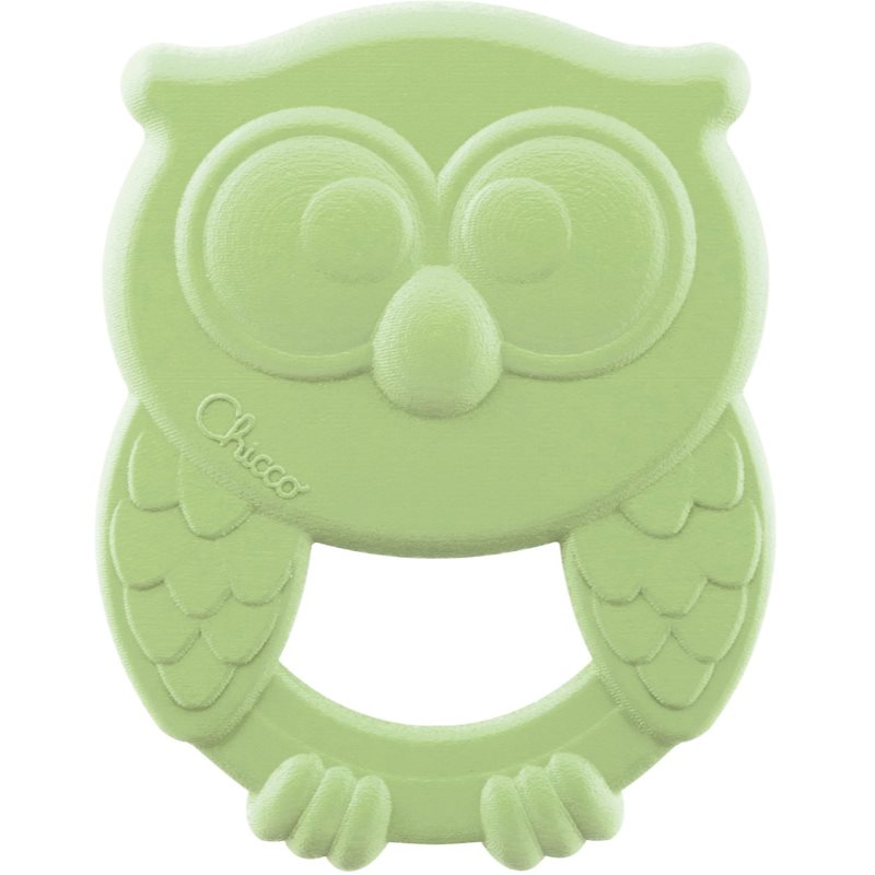 Chicco Eco+ Owly Teether гризалка Green 3 m+ 1 бр.
