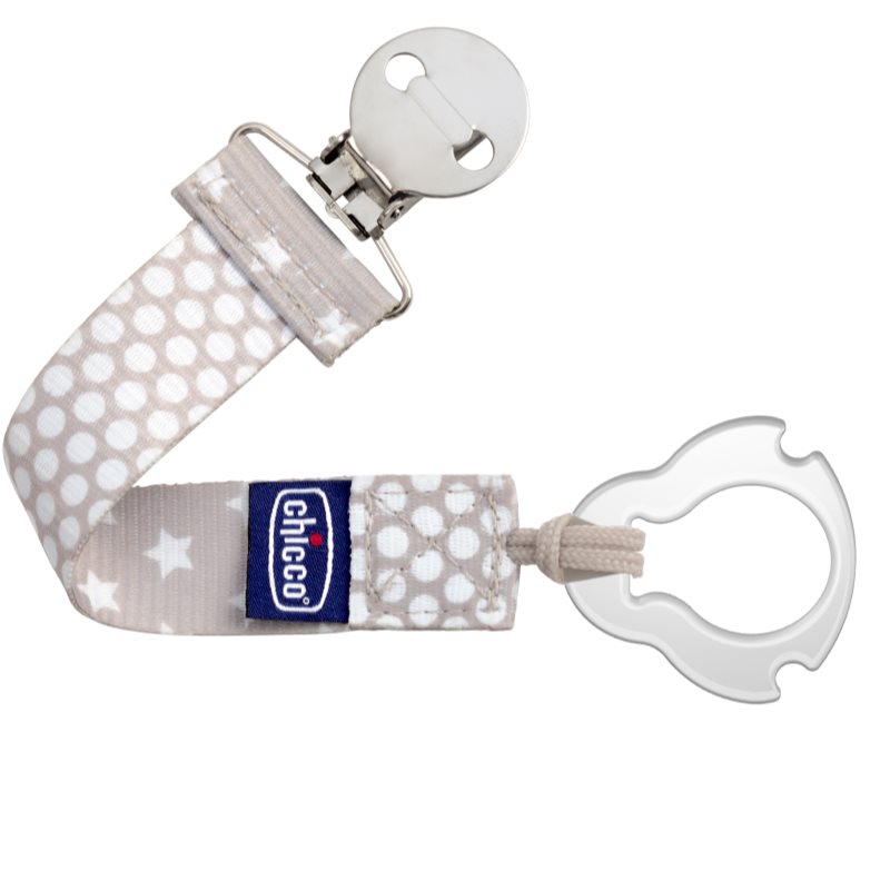 Chicco Fashion Clip Neutral клипс за биберон 1 бр.
