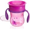 Chicco Perfect 360 преходна чаша с дръжки 12m+ Pink 200 мл.