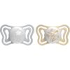 Chicco Physio Light Physio Forma Night биберон 6-16 m Grey/Gold 2 бр.