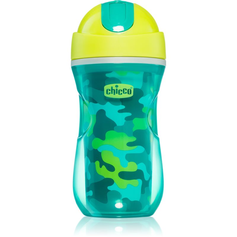 Chicco Sport Cup чаша със сламка Green 12 m+ 266 мл.