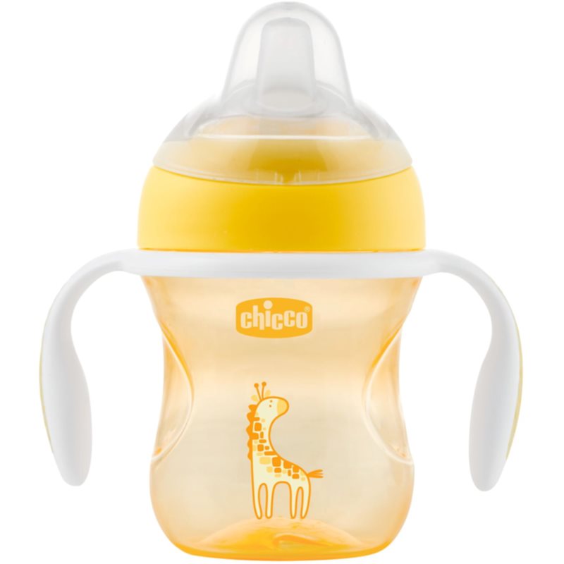 Chicco Transition Cup Yellow чаша с дръжки 4 m+ 200 мл.