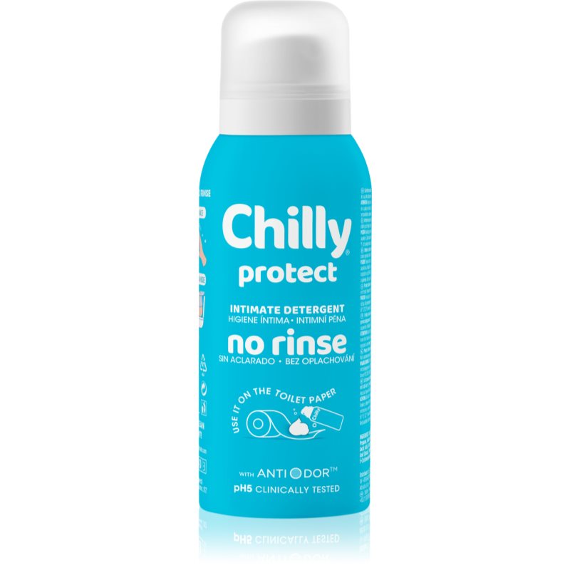 Chilly Protect почистваща пяна за интимна хигиена 100 мл.