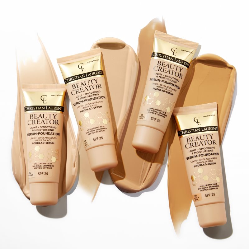 Christian Laurent Beauty Creator лек хидратиращ фон дьо тен SPF 25 цвят 20 Vanilla Beige 30 мл. на ниска цена