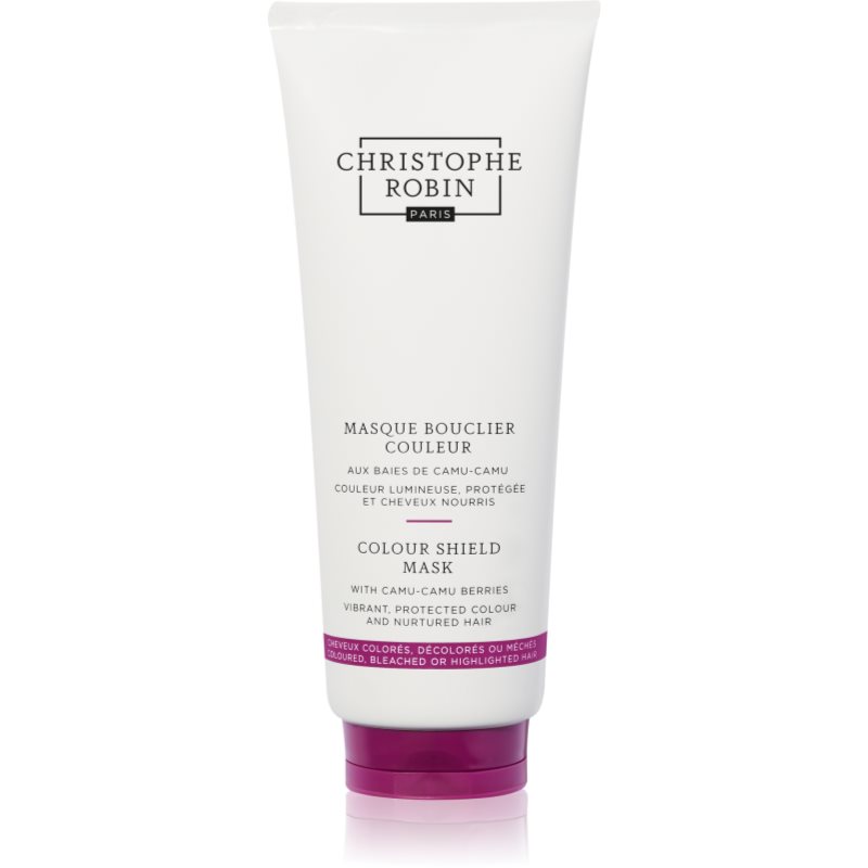 Christophe Robin Color Shield Mask with Camu-Camu Berries подхранваща маска за коса за боядисана коса и коса с кичури 200 мл.