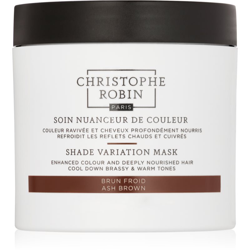 Christophe Robin Shade Variation Mask подхранваща маска - крем За коса цвят Ash Brown 250 мл.
