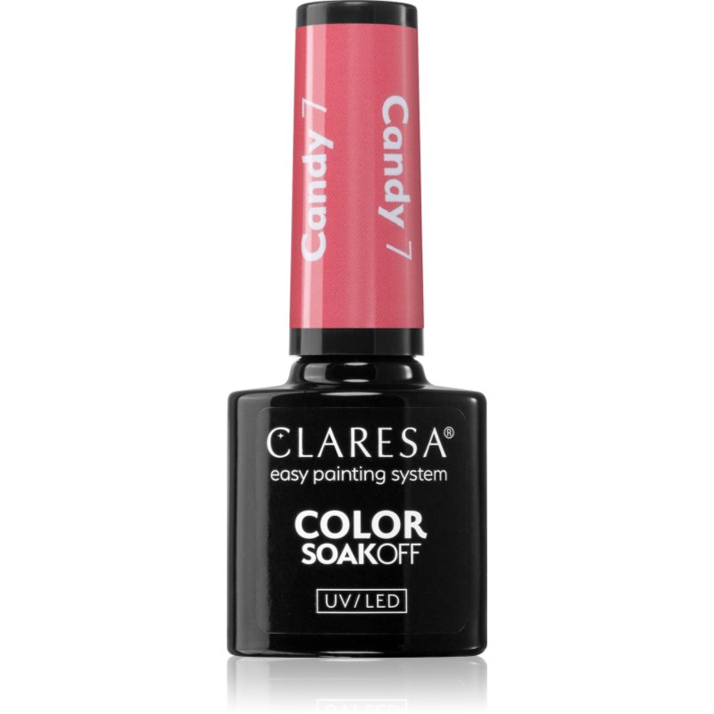 Claresa SoakOff UV/LED Color Candy гел лак за нокти цвят 7 5 гр.