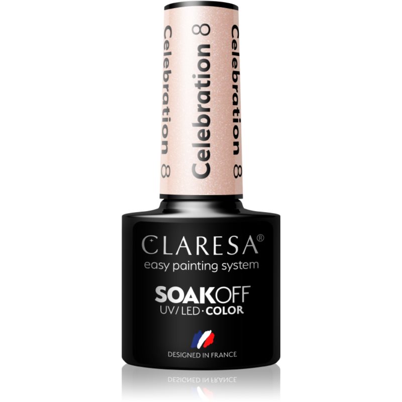 Claresa SoakOff UV/LED Color Celebration гел лак за нокти цвят 8 5 гр.