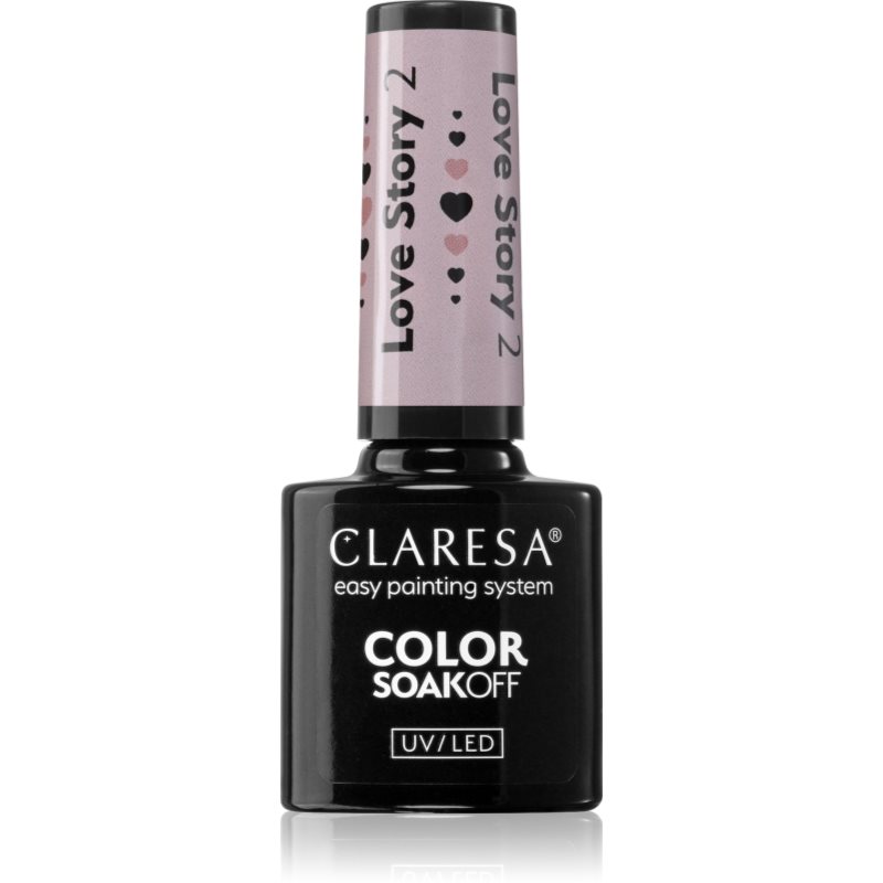 Claresa SoakOff UV/LED Color Love Story гел лак за нокти цвят 2 5 гр. на ниска цена