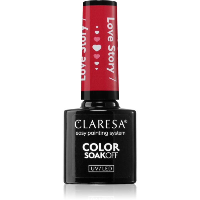 Claresa SoakOff UV/LED Color Love Story гел лак за нокти цвят 7 5 гр.