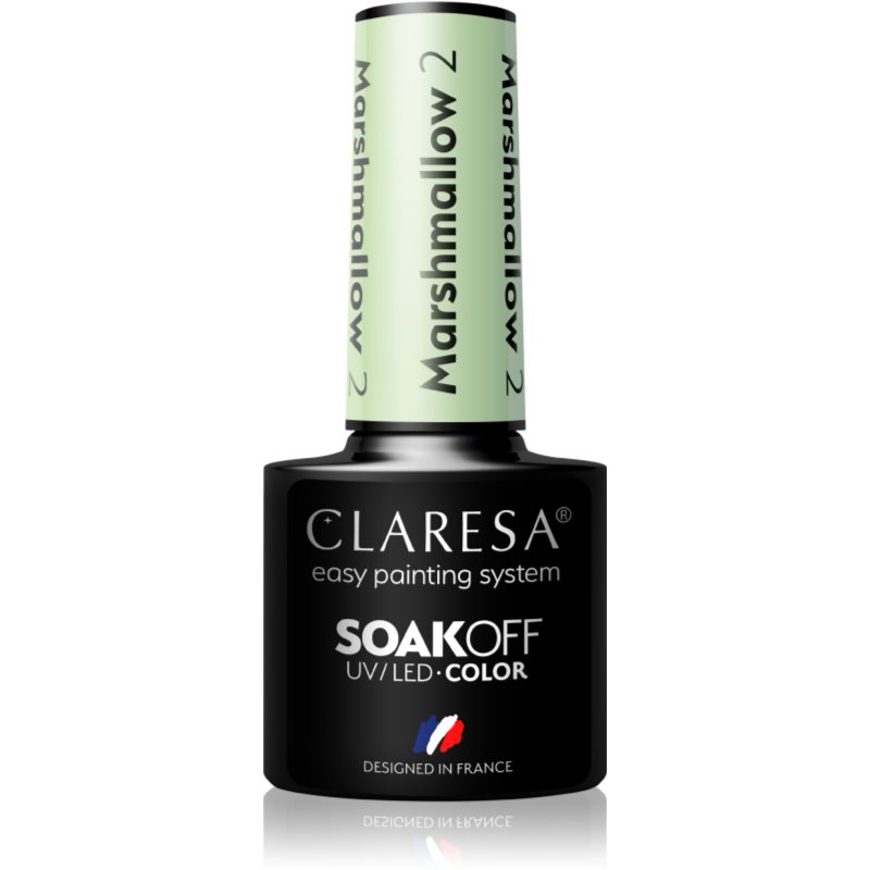 Claresa SoakOff UV/LED Color Marshmallow гел лак за нокти цвят 2 5 гр.