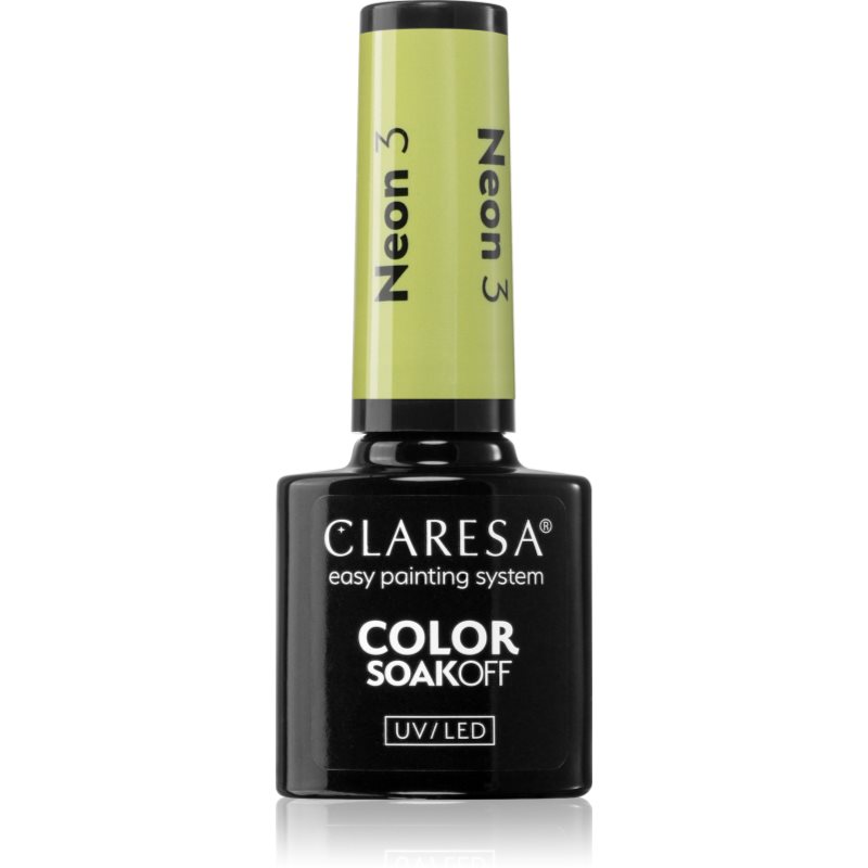 Claresa SoakOff UV/LED Color Neon гел лак за нокти цвят 5 5 гр.