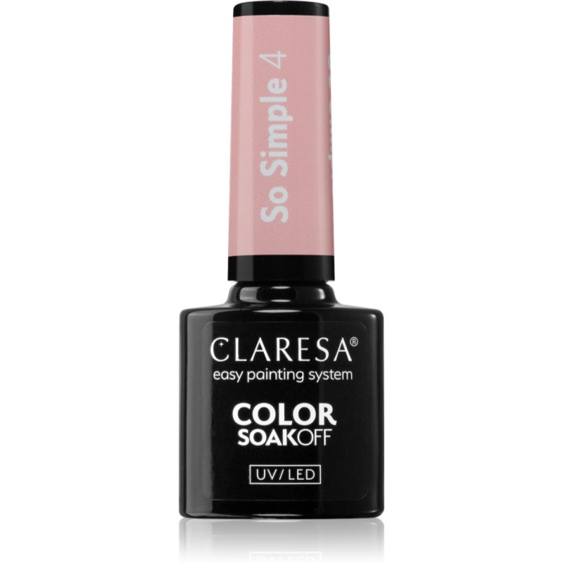 Claresa SoakOff UV/LED Color So Simple гел лак за нокти цвят 4 5 гр.